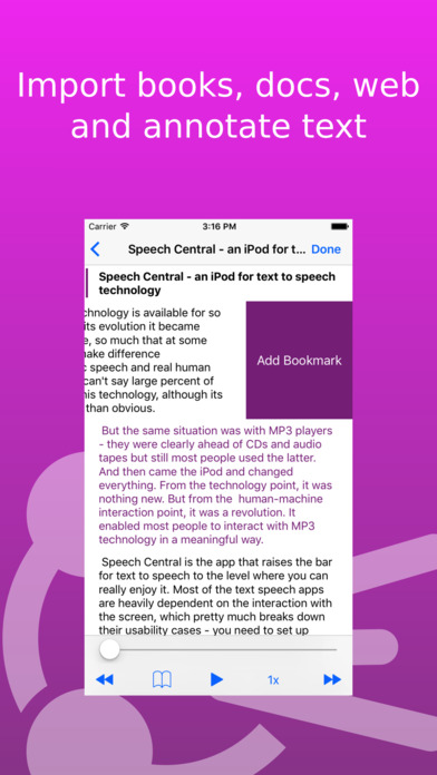 speech central app