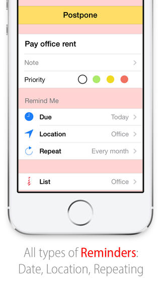 pocket lists app