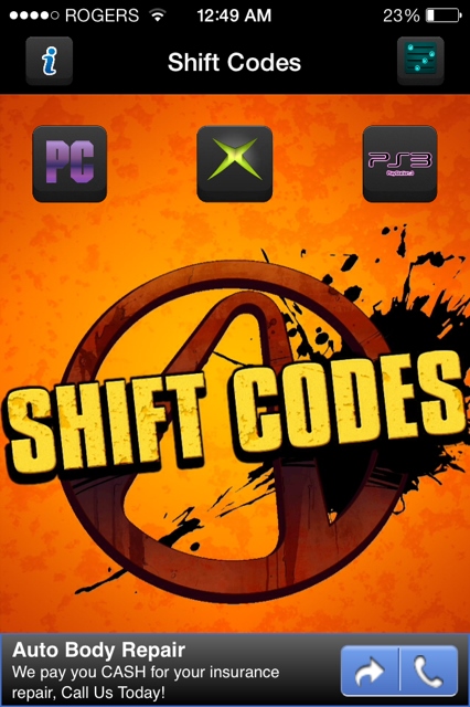 borderlands game of the year edition shift codes