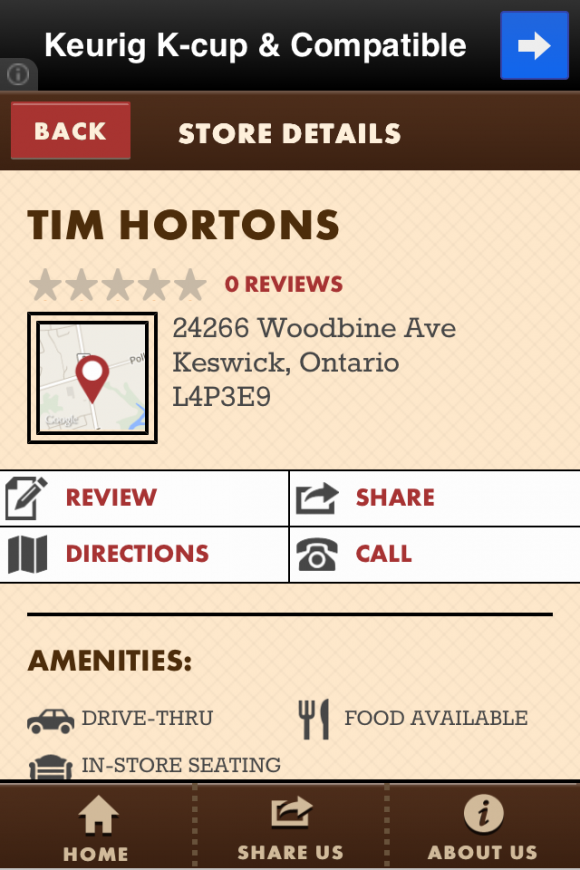 Find Me Coffee App screenshot 2