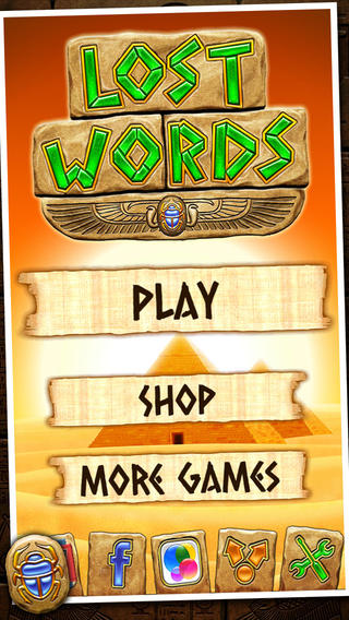 Lost Words opening screenshot