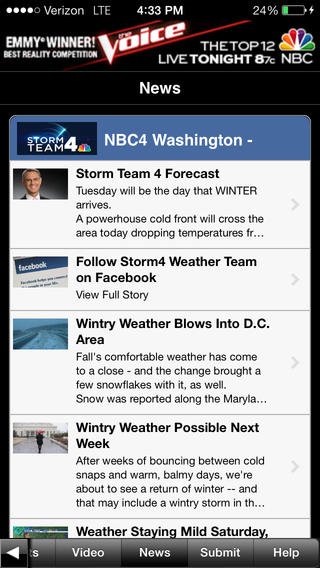 NBC4 Weather screenshot 3