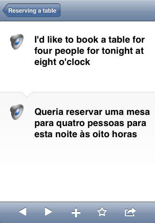  Collins English<->Portuguese Phrasebook & Dictionary with Audio screenshot 2