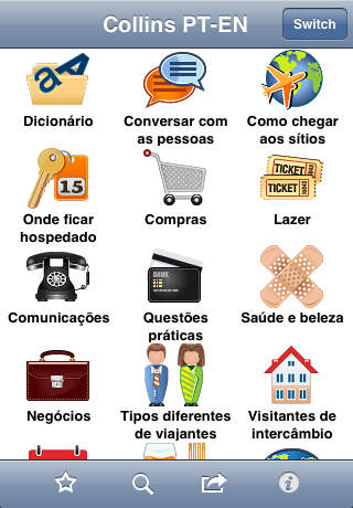  Collins English<->Portuguese Phrasebook & Dictionary with Audio screenshot 3