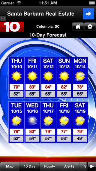 WIS News 10 FirstAlert Weather 10 days weather forecast