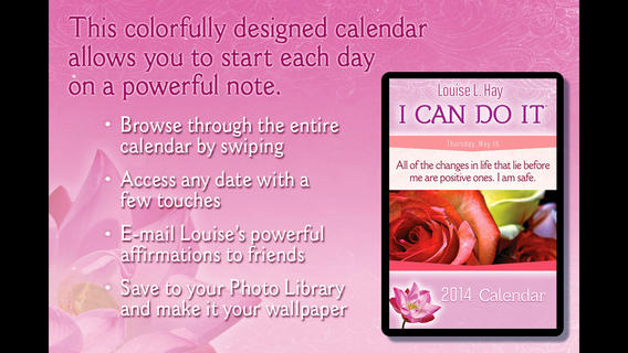 I Can Do It 2014 Calendar screenshot 2