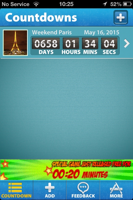 vacation countdown app