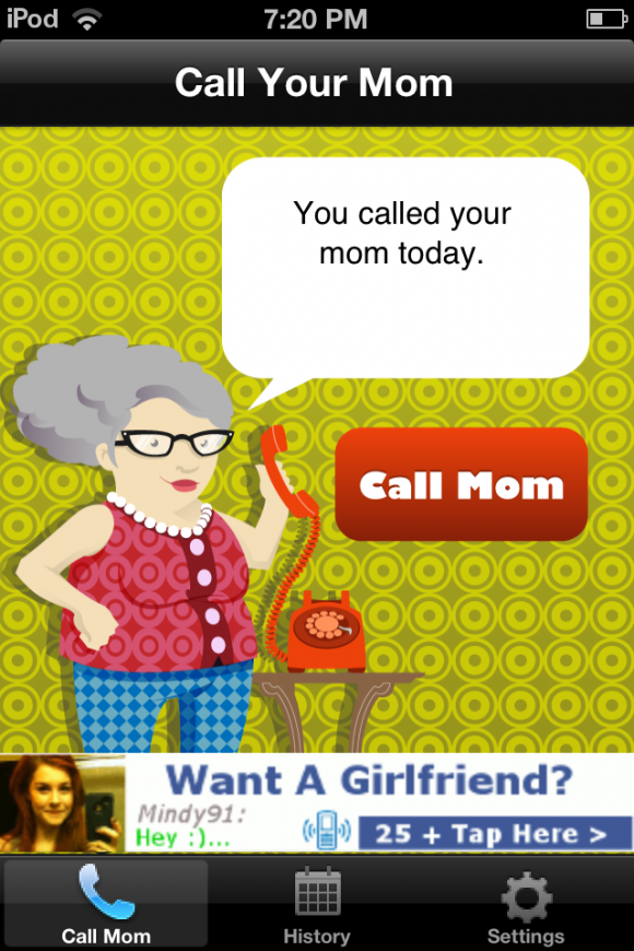 call mom on messenger